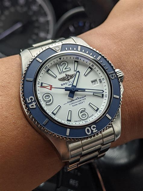 breitling superocean 42 white|breitling superocean 42 price.